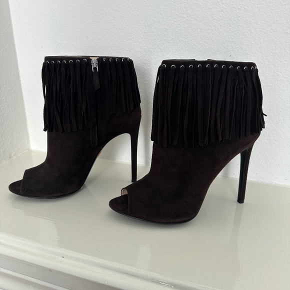 Prada Fringe Booties - Picture 1 of 4